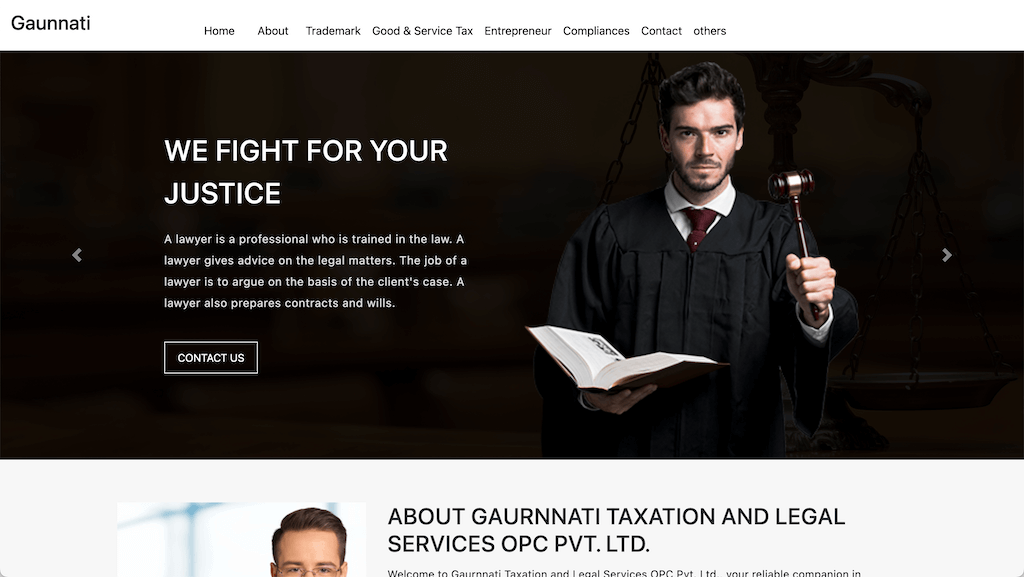 Gaurnnati Taxation and Legal OPC Private Limited