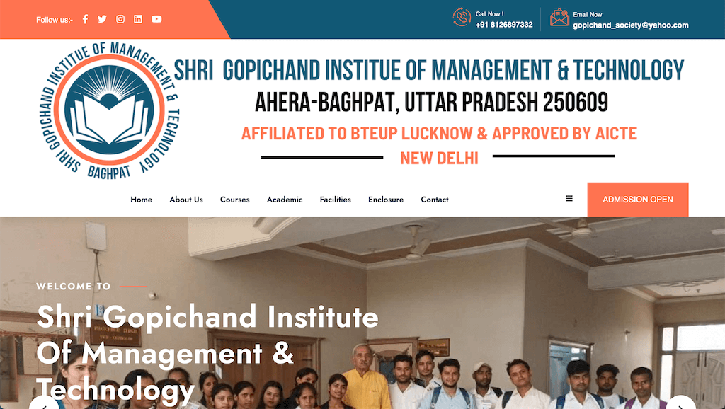 Shri Gopichand Institute of Management & Technology